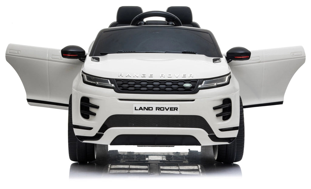 Macchina Elettrica per Bambini 12V con Licenza Land Rover Evoque Bianca