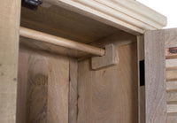 Armadio in legno massello di mango alto 180 cm