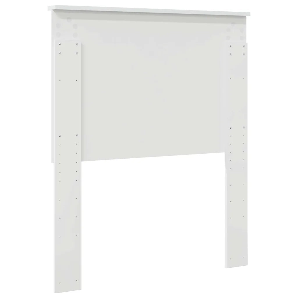 Testiera-Testata-Testiera Decorativa Bianco Lucido 80 cm Legno multistrato 448252
