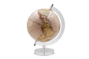 Mappamondo Decorativo da Tavolo Scrivania Marrone 24 x 30 cm
