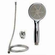 Trade Shop - Kit Doccetta Doccino Tondo Soffione Doccia Con Laccio 1,8mt Staffa 69061 Bagno -
