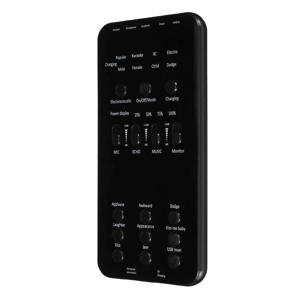 Trade Shop - Scheda Audio Esterna Live Bluetooth Per Dirette Streaming Con Microfono Hp-202 -