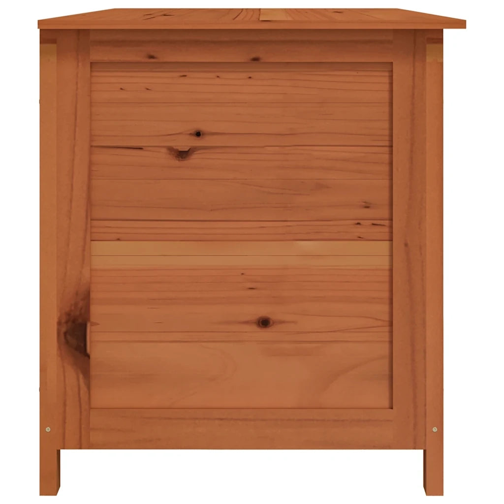 Scatola Cuscini Marrone 150x50x56 cm in Legno Massello di Abete 152173