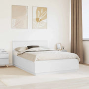Struttura del letto Bianco 150 x 200 cm Legno multistrato