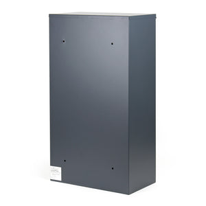 Cassetta postale per pacchi grigia 41x22x75 cm Portapacchi Cassetta della posta