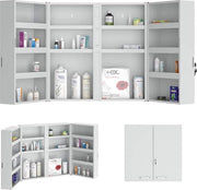 Cassettino di farmaci metallico 53x53 cm cassettino di farmaci di pronto soccorso