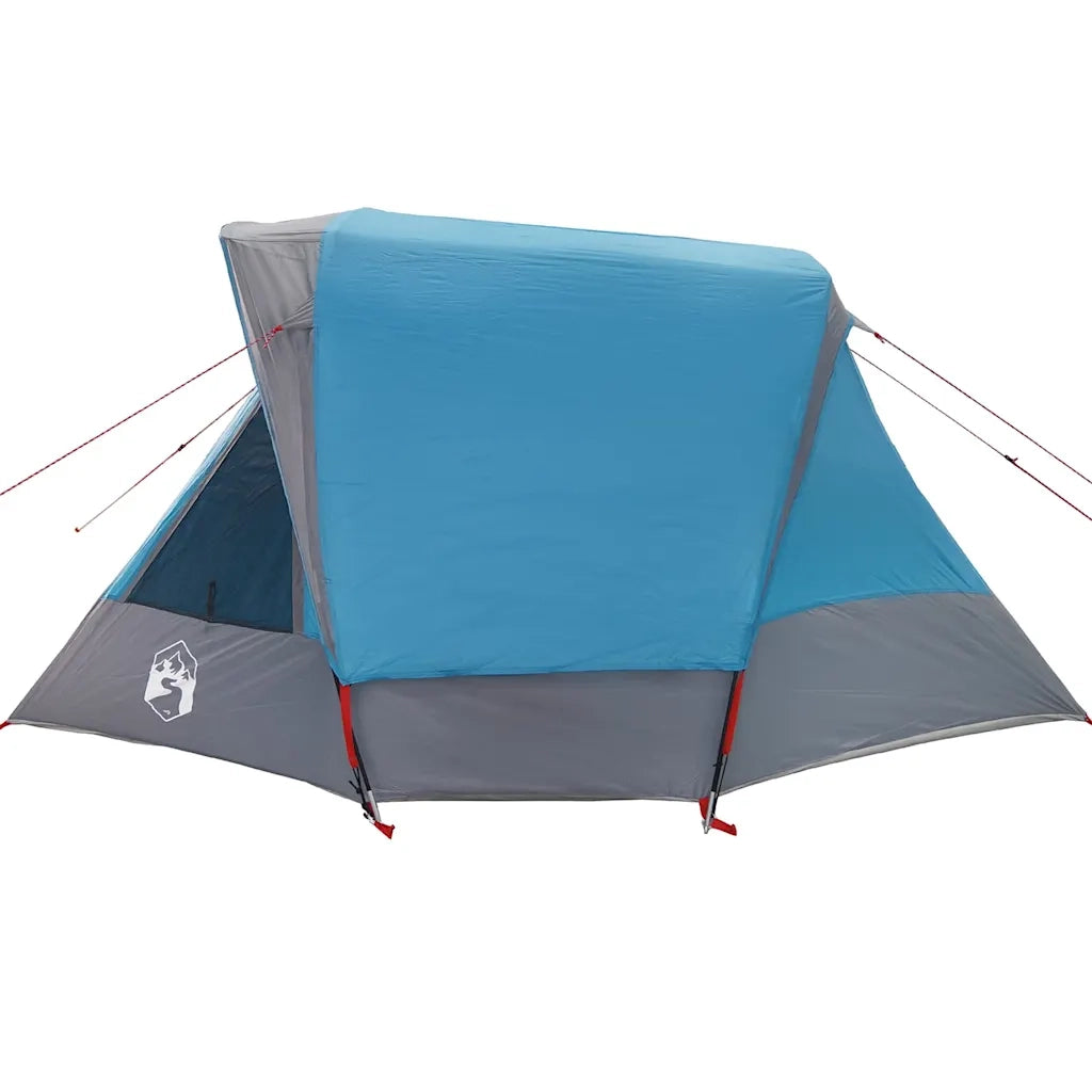 Tenda Familiare Cabina per 6 Persone-Tenda da campeggio Blu Impermeabile 929131