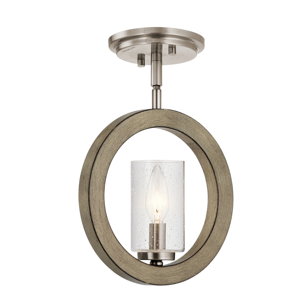 Lampada sospensione Grand Bank grigio anticato E14 Kichler