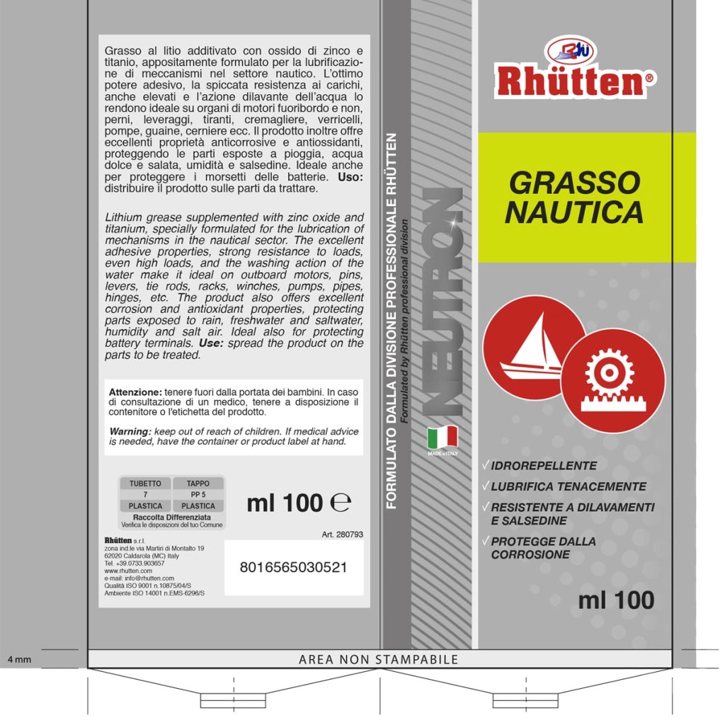 GRASSO TUBETTO 100 ML NAUTICA NEUTRON