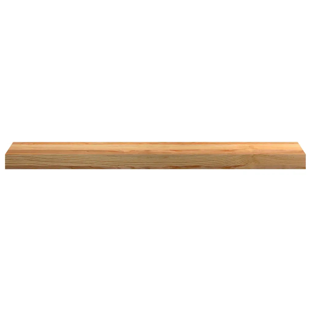 Davanzali 2 pz Marrone Chiaro 80x15x2 cm Legno Massello Rovere 4009126