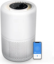 Purificatore d'aria - Funziona contro polvere sottile, acari della casa, allergie da polline e allergie - Rinfrescante l'aria - Aria pulita