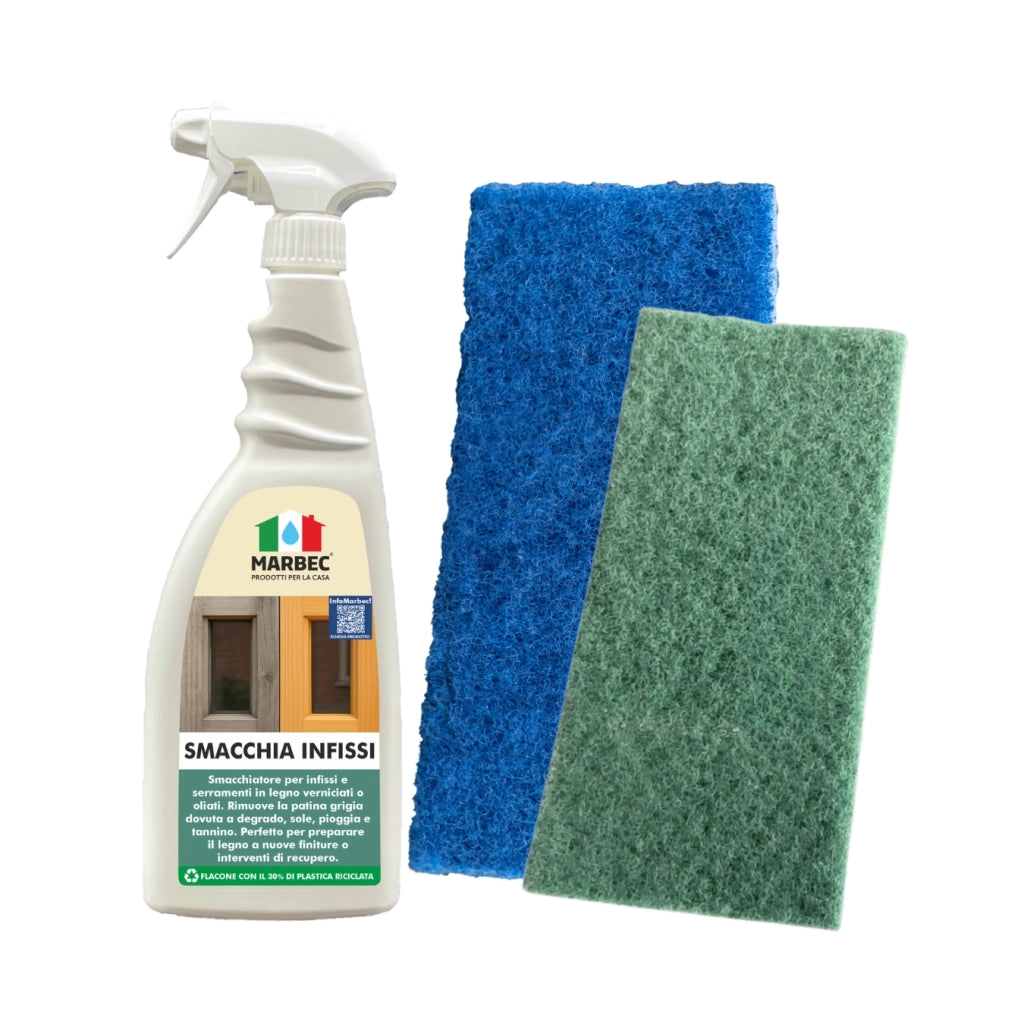 KIT RECUPERA INFISSI IN LEGNO per infissi in legno danneggiati dagli agenti atmosferici e dal degrado del tempo