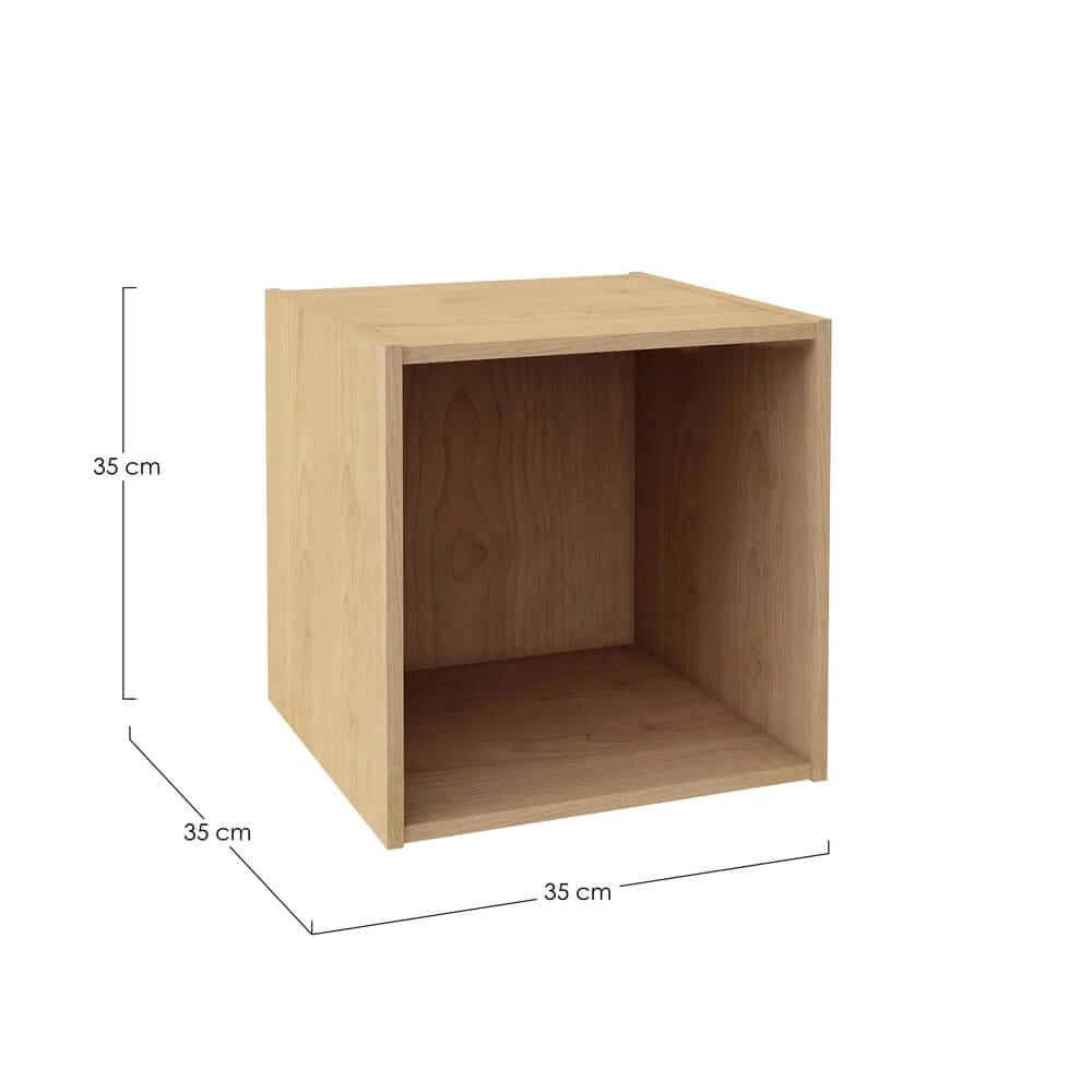 Cubo modulare con anta in legno composito per libreria - MATRIX PRO