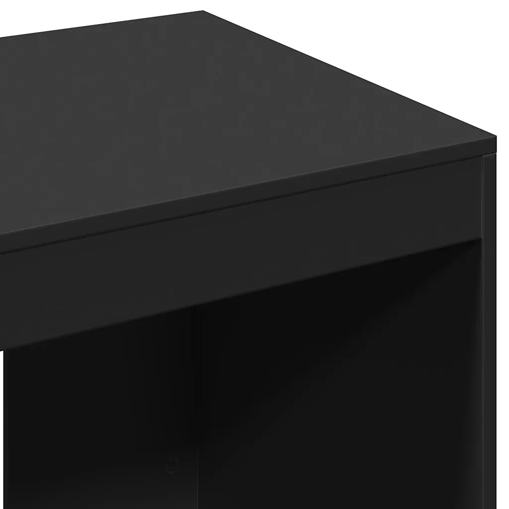vidaXL Scrivania Ufficio Nera 103,5x56,5x94 cm in Legno Multistrato