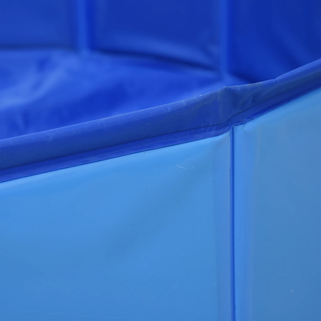 Piscina per Cani Pieghevole Blu 80x20 cm in PVC CFW7760825