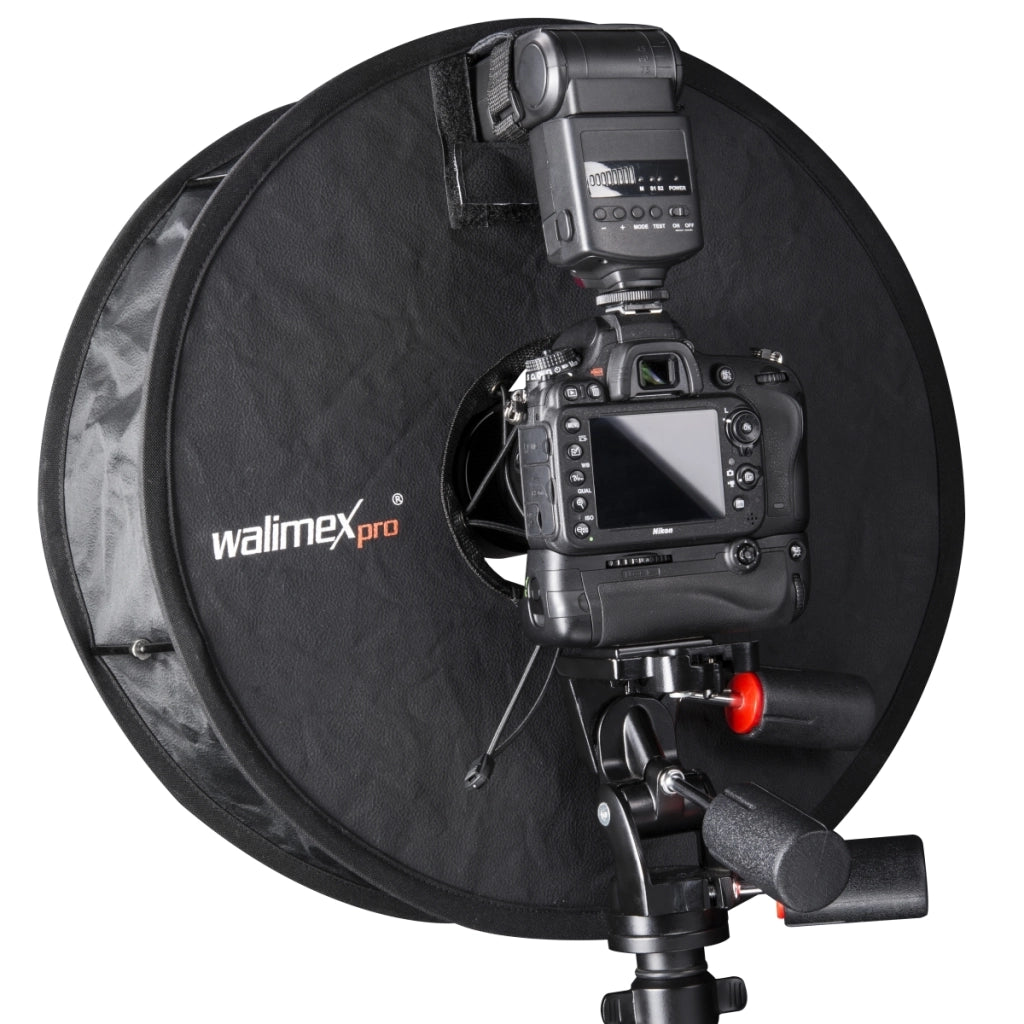 Softbox rotondo per flash di sistema