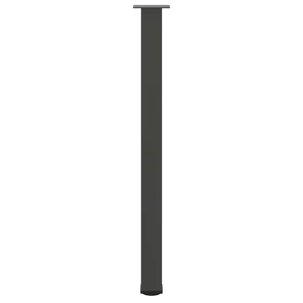 vidaXL Gambe per tavolo da bar 4 pz Antracite 110-112 cm Acciaio
