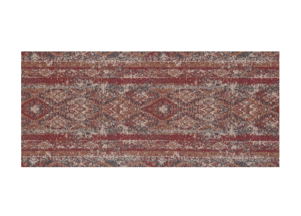 Tappeto Passatoia Tessuto Jacquard Linea Emozioni Disegno Persia Rosso - 57x280 - Rosso