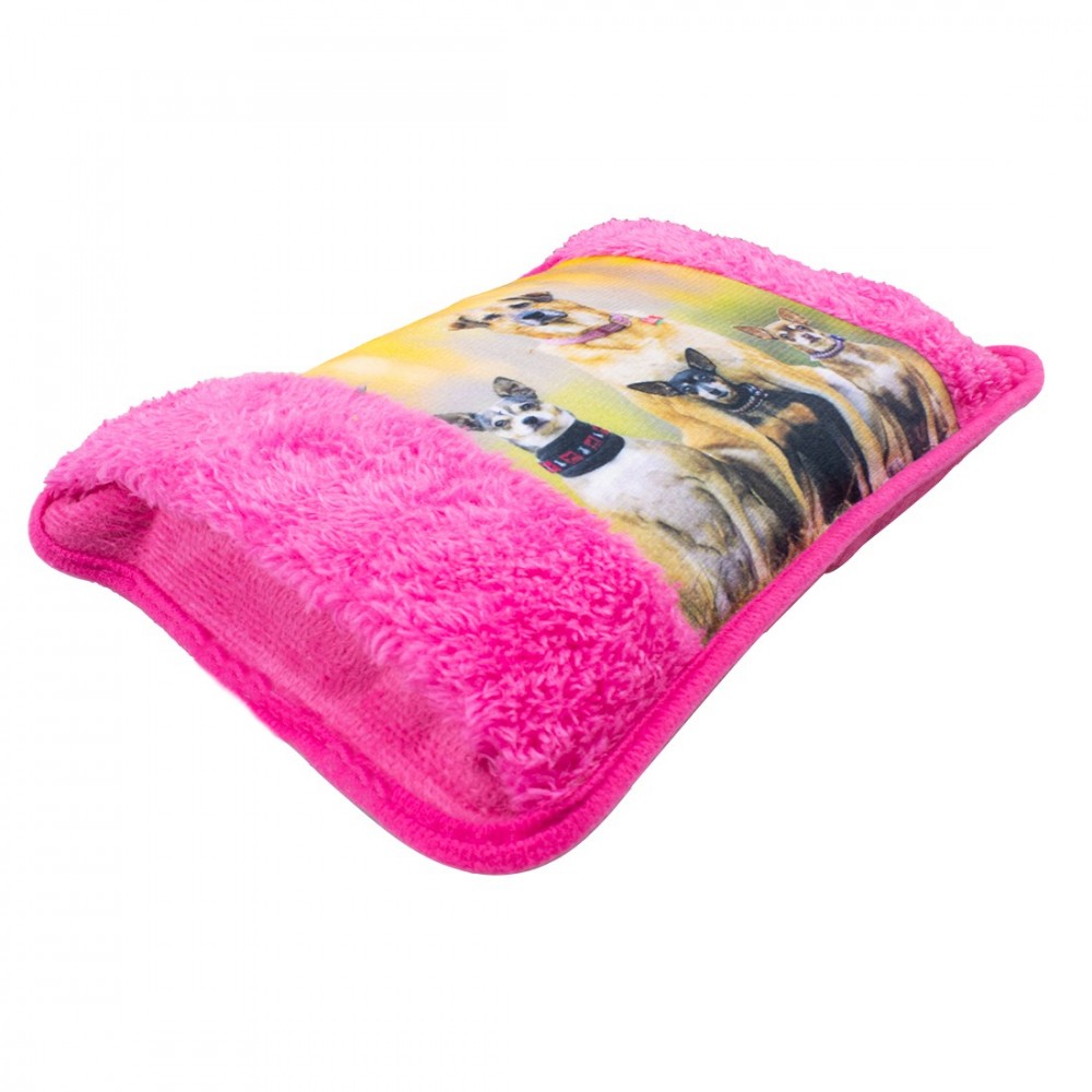 Borsa Acqua Calda Elettrica Scaldamani Ricaricabile Rosa