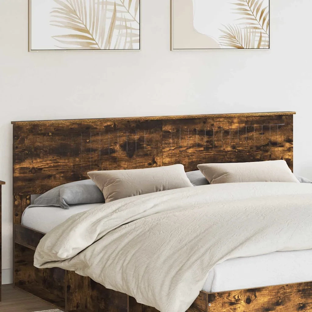 Testiera-Testata-Testiera Decorativa Rovere fum¨¦ 180 cm Legno multistrato 188341