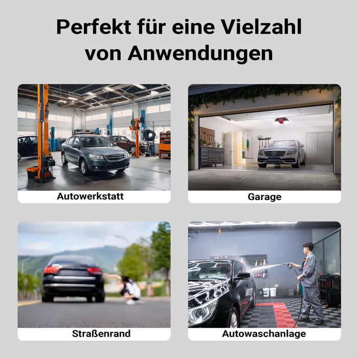 Martinetto idraulico 3 t 85-500mm Cric sollevatore a carrello con doppio pistone