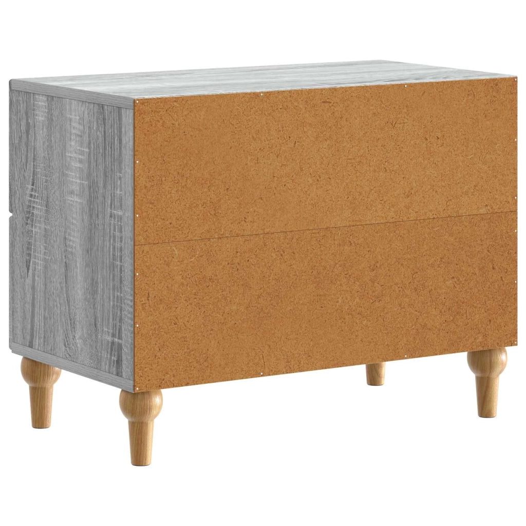 Armadio da Notte con cassetto Grigio Sonoma 62 x 34,5 x 48 cm 894091