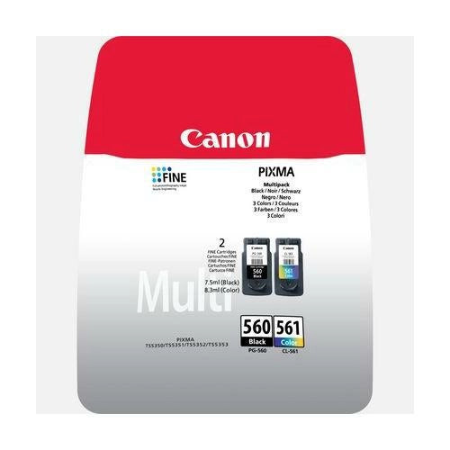 Canon Multipack con cartucce di inchiostro nero PG-560 e a colori C...