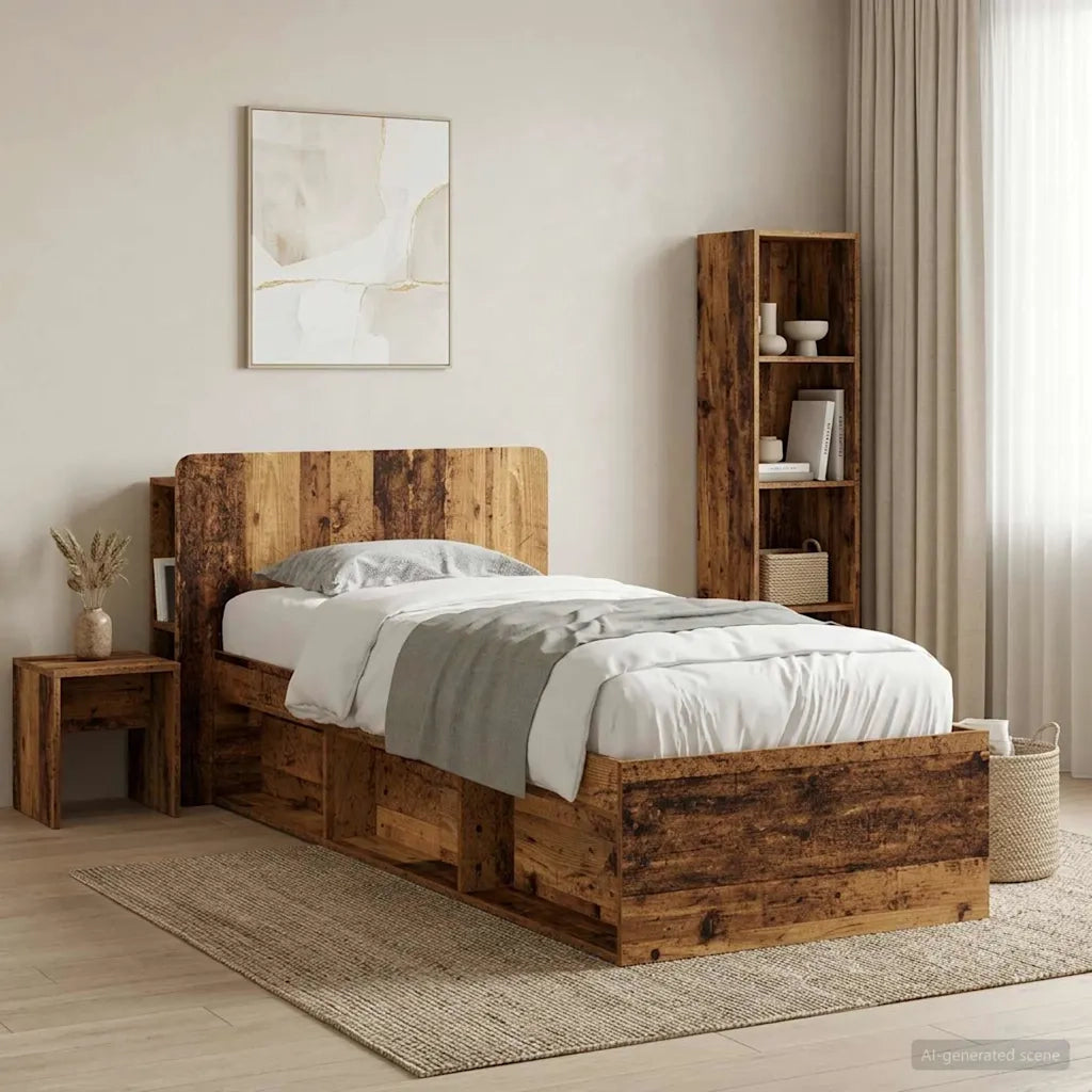 Testata del letto Legno antico Legno ingegnerizzato