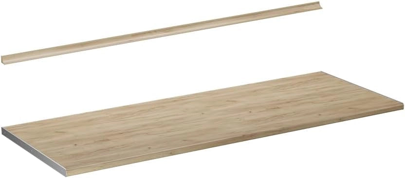 Top cucina R-Line, Quercia dorata, 160 cm, adatto per il montaggio su mobili base e piani di lavoro