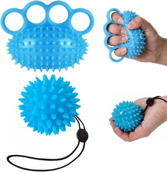 Allenatore delle Mani Trainer delle Dita 2 Pezzi Stressball Adulto Grip Allenatore di Kracht Antistressball Allenatore di Grip Massaggio Bal Hand Rafforzamento Allenamento delle Mani Allenamento delle Dita Riduzione dello Stress Riduzione dell'Ansia