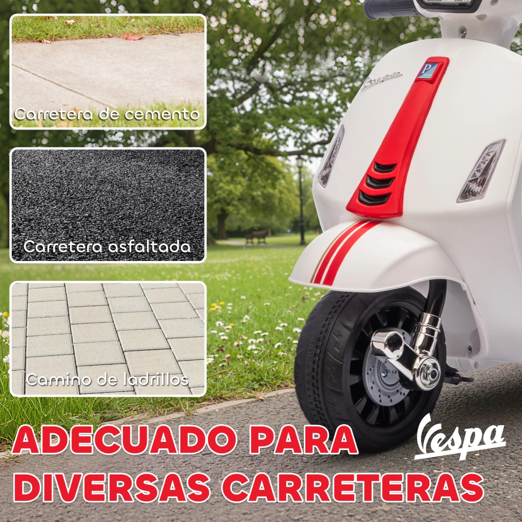 Moto Elettrica Bambini 2-4 Anni ¨C zephmum ¨C Bianco
