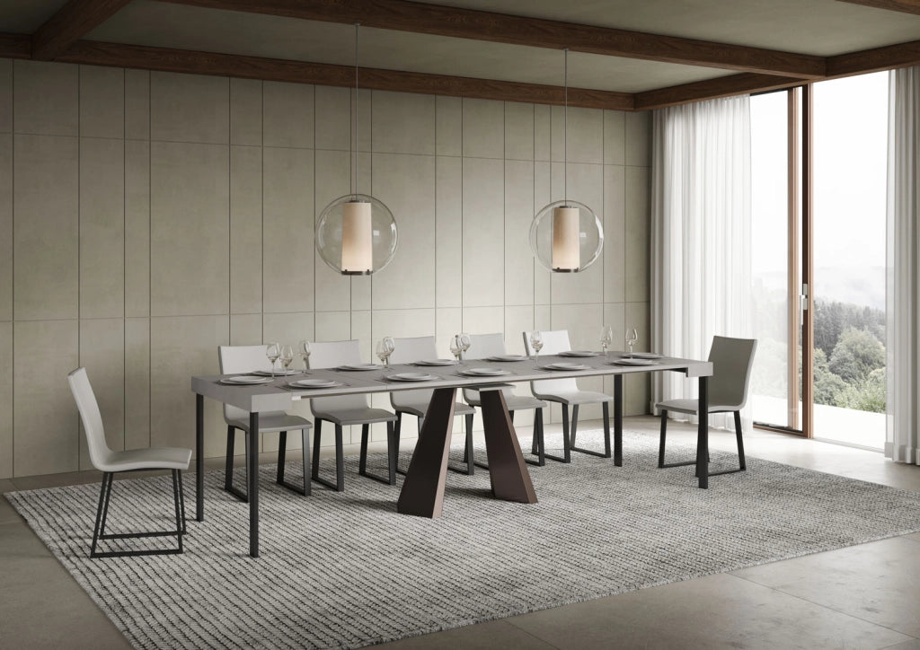 Consolle allungabile 90x40/300 cm Diamante cashmere