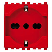 VIMAR ARKE - PRESA 2P+T 16A UNIVERSALE ROSSO