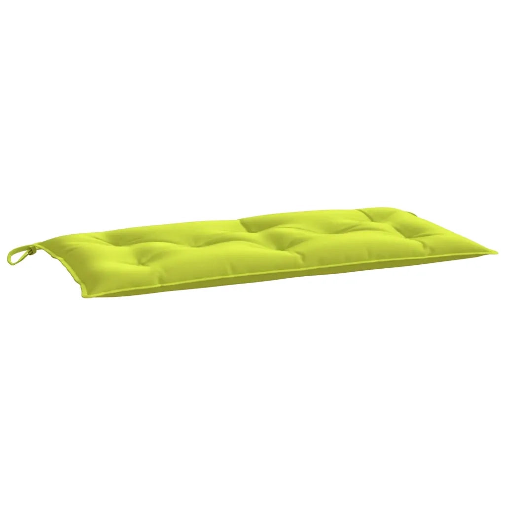 Cuscino per Panca Verde Intenso 110x50x7 cm in Tessuto Oxford 361822
