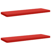 Cuscini per Panchina a 2 Pezzi VUGHT 2 pz 100% Poliestere Rosso 952089