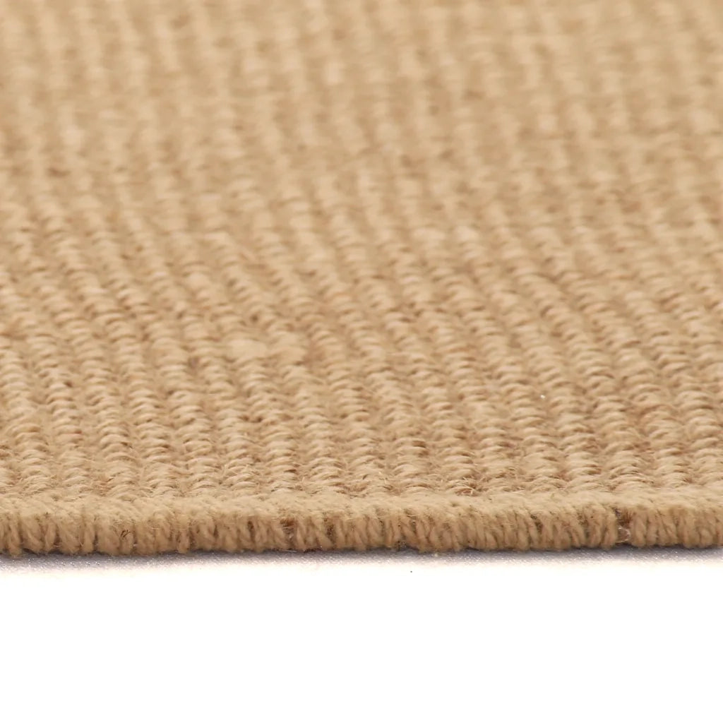 Tappeto di Iuta con Base in Lattice 160x230 cm Naturale 245287