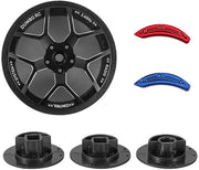 Accessorio di sostituzione del volante metallico per radiocomando - Controllo preciso - Duraturo - Compatibile con Radiolink - Peso ridotto 16 g - Comando a distanza