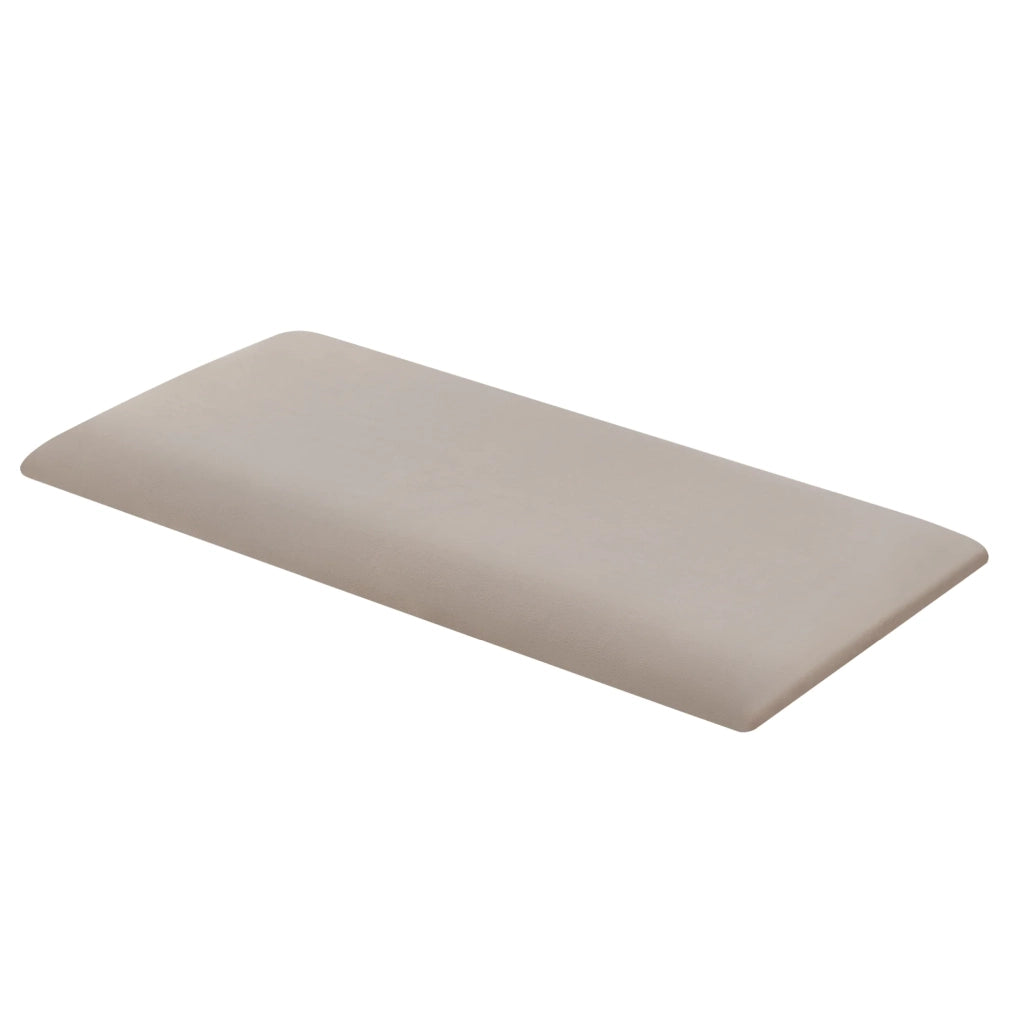 Set di 3 cuscini da parete in velluto 60 x 30 cm grigio chiaro 03_0010624