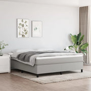 Struttura Letto a Rete a Molle Grigio Chiaro 160x200 cm Tessuto 3120870