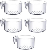 Set di Cultura Piante Acquatiche in Vetro Acrilico Transparente - 5 pezzi - Contenitore Alimentare per Gamberi/Pesci - Contenitore di Coltura per Piante Acquatiche - Materiale Duraturo e Robusto - Dimensioni 4,8 x 3 cm - Supporto per Acquario