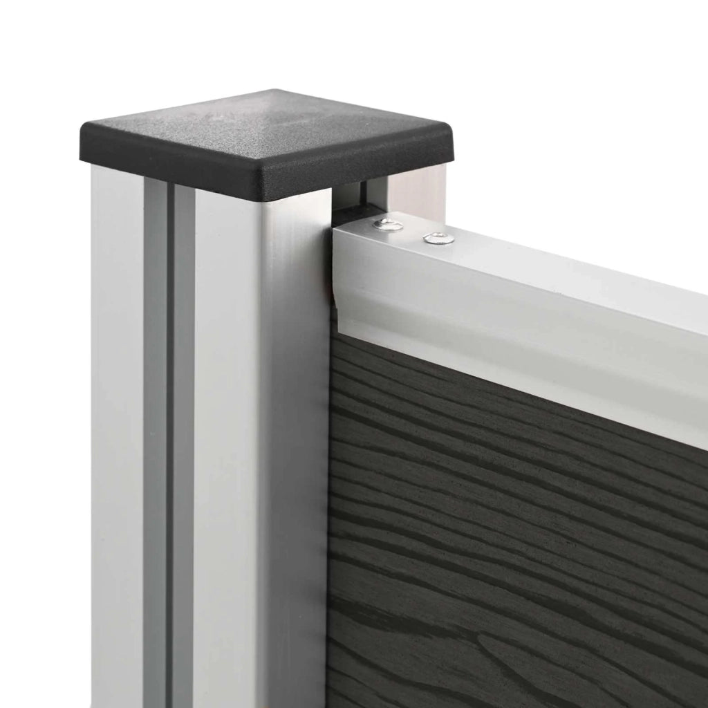 Recinzione Contenitore per Rifiuti Grigio 85 x 12 x 115 cm CFW1472173