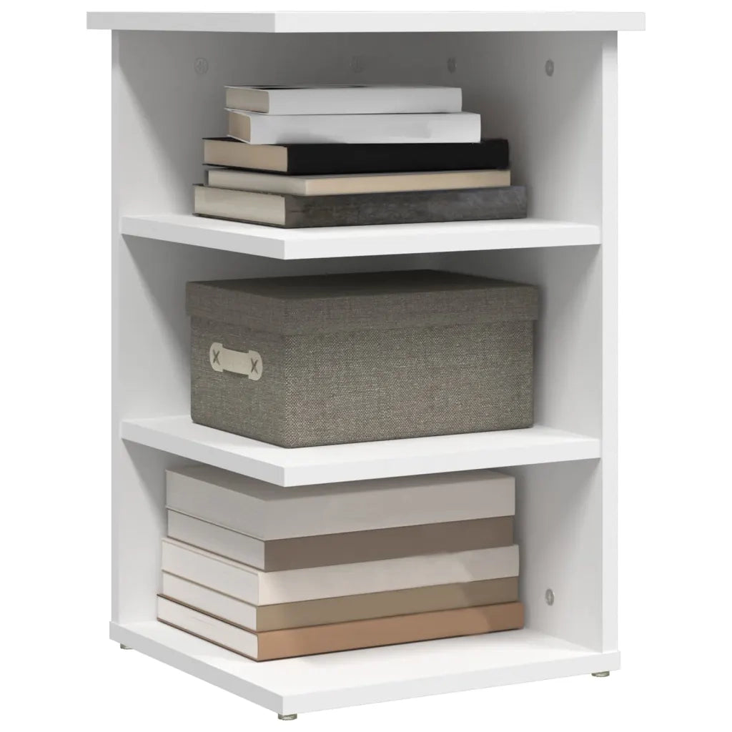 Credenza Bianca 35x35x55 cm in Legno Multistrato 806274