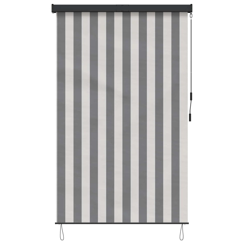 Tenda a rullo Antracite e Bianco 80 x 250 cm 42037175