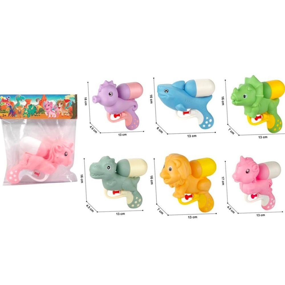 Trade Shop - Mini Pistola Ad Acqua Millespruzzi Animali Colorati Gioco Bambini Spiaggia Mare -