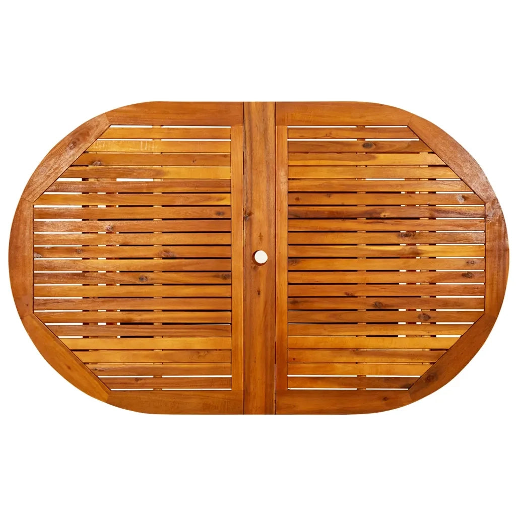 Tavolo da Pranzo per Esterni (160-240)x100x75cm Massello Acacia cod mxl 34504