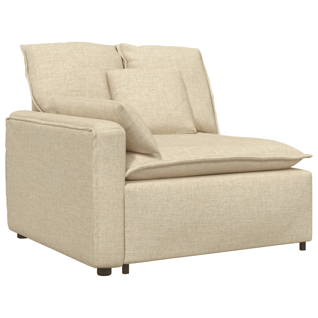 Modulo Terminale Bracciolo Divano Modulare con Cuscini 100 cm CFW1567114