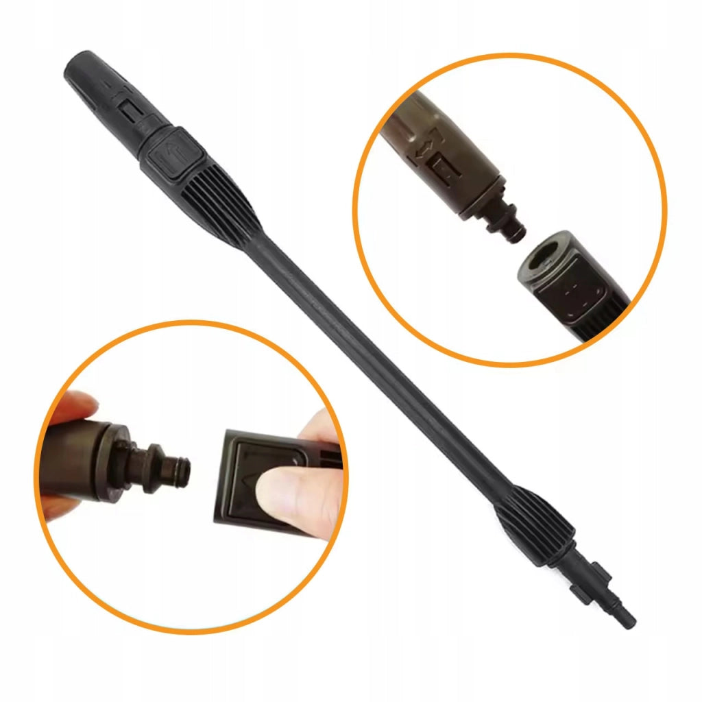 Pistola a Spruzzo VARIO 8M – Compatibile con Idropulitrici Bosch, AR, Black&Decker, Michelin | Tubo 8m