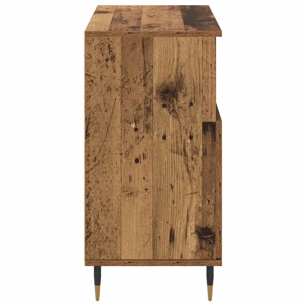 vidaXL Sideboards 2 pcs Legno vecchio 120 x 35 x 70 cm