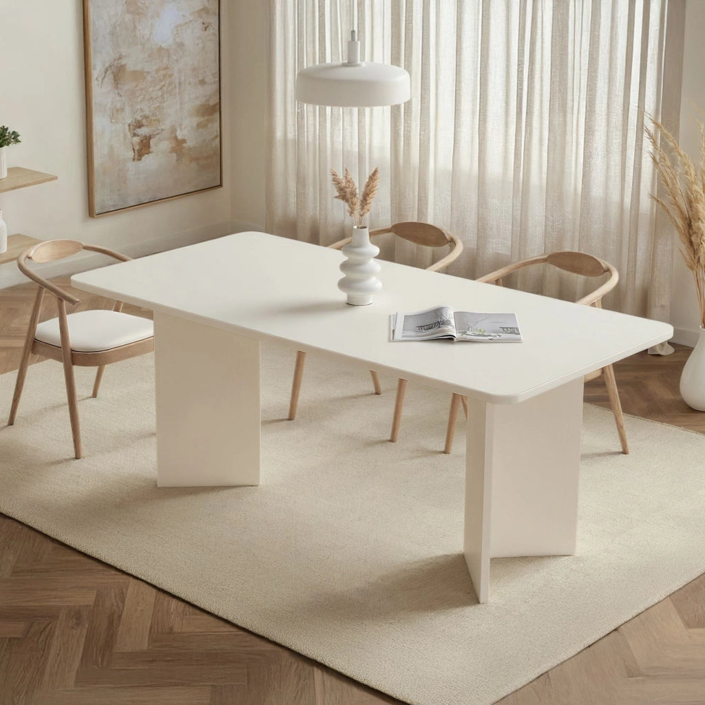 Noleme, Tavolo Fisso 6 Posti, 180x90x75h cm Bianco