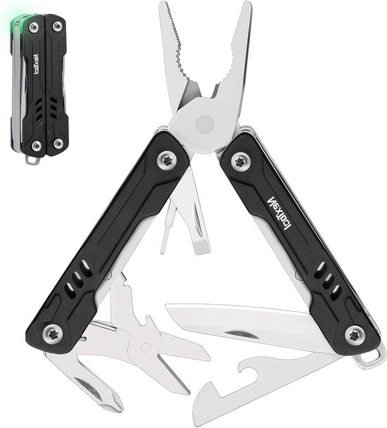 Multitool Mini Sailor S11 11-in-1 multitool compatto con punta tascabile, forbici, estrattore di scheda SIM e chiave inglese